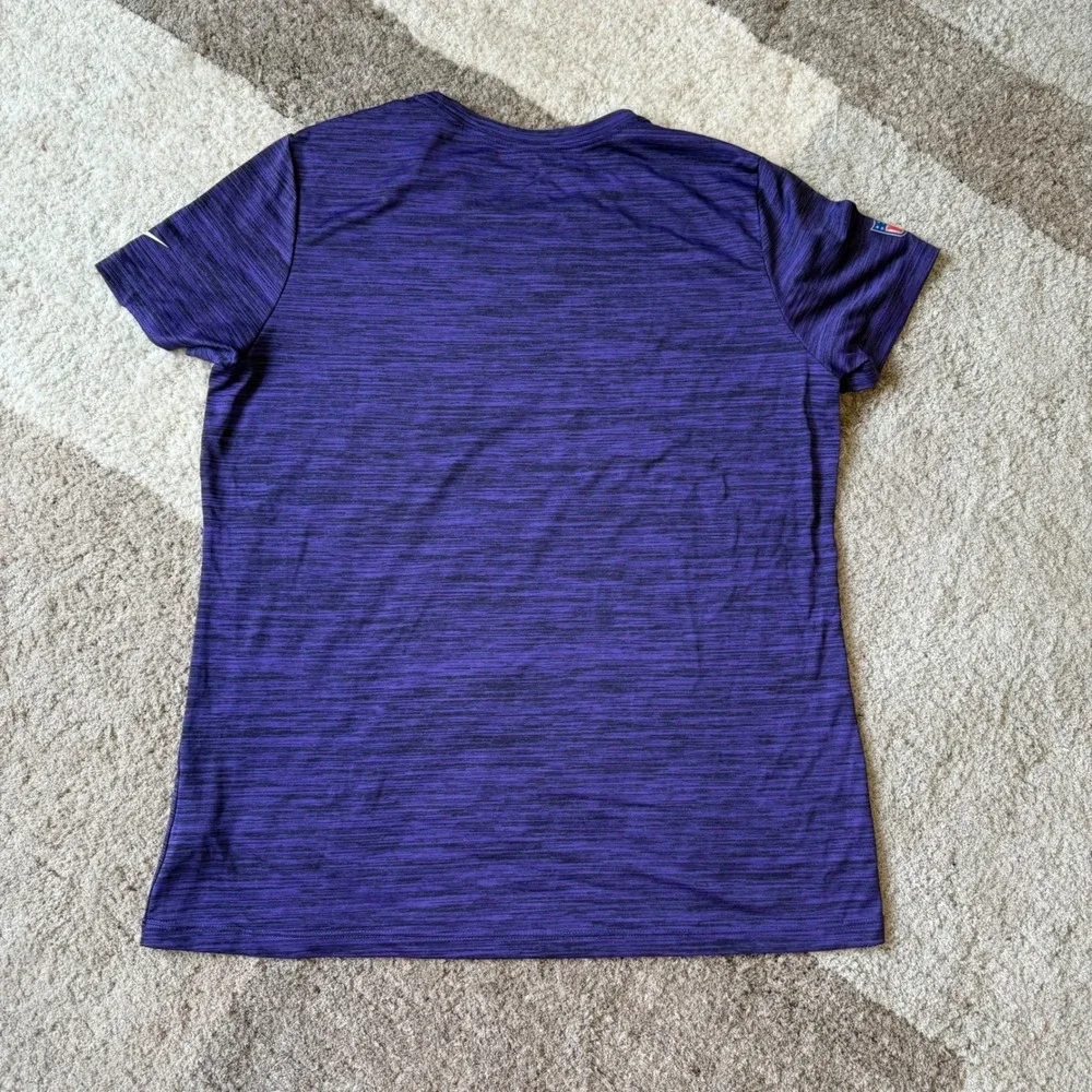Nike‎ Baltimore Ravens Womens Purple Dri-Fit NFL T-Shirt NS18-52M Large NWT